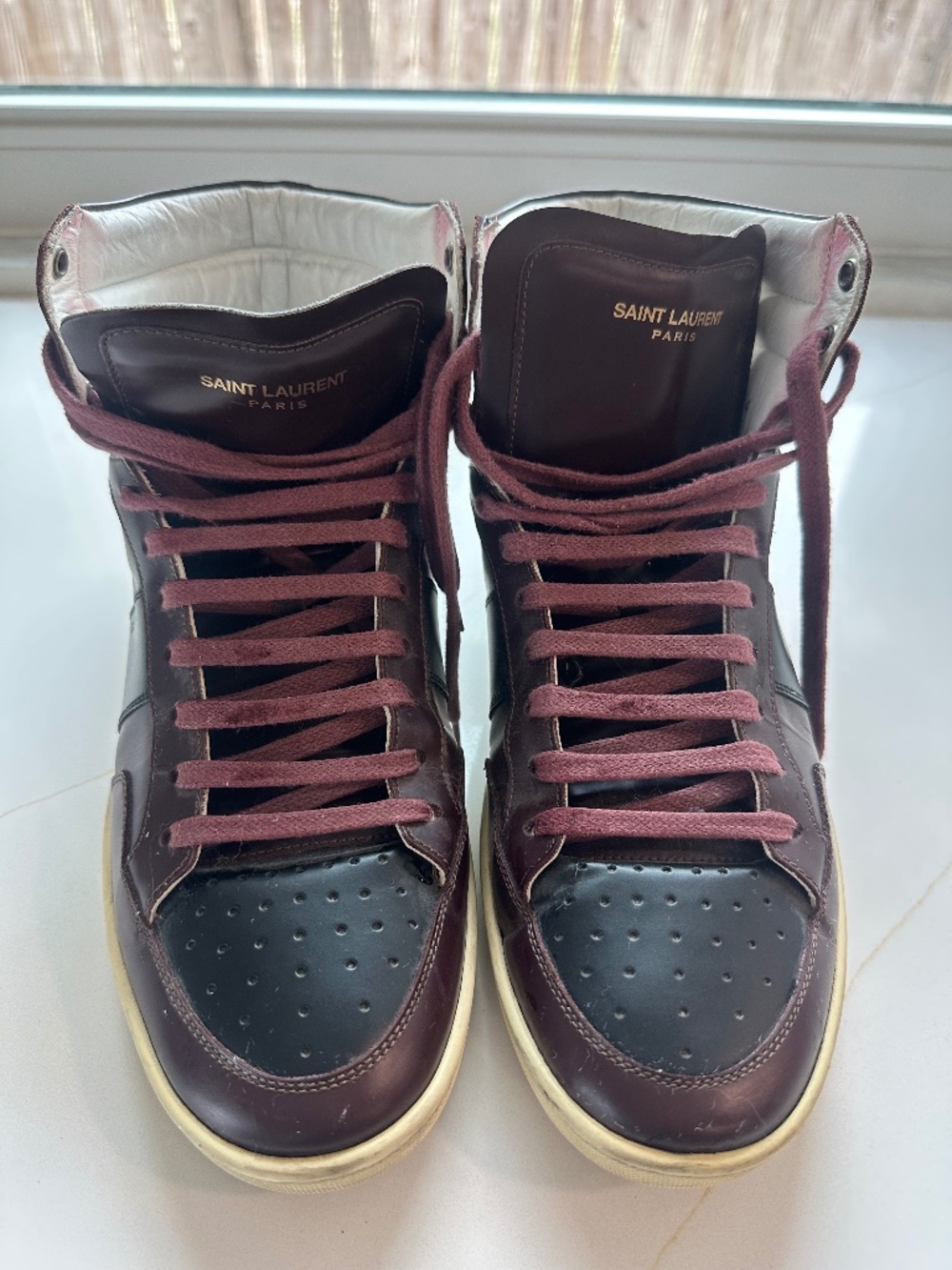 Saint Laurent High Top Sneakers